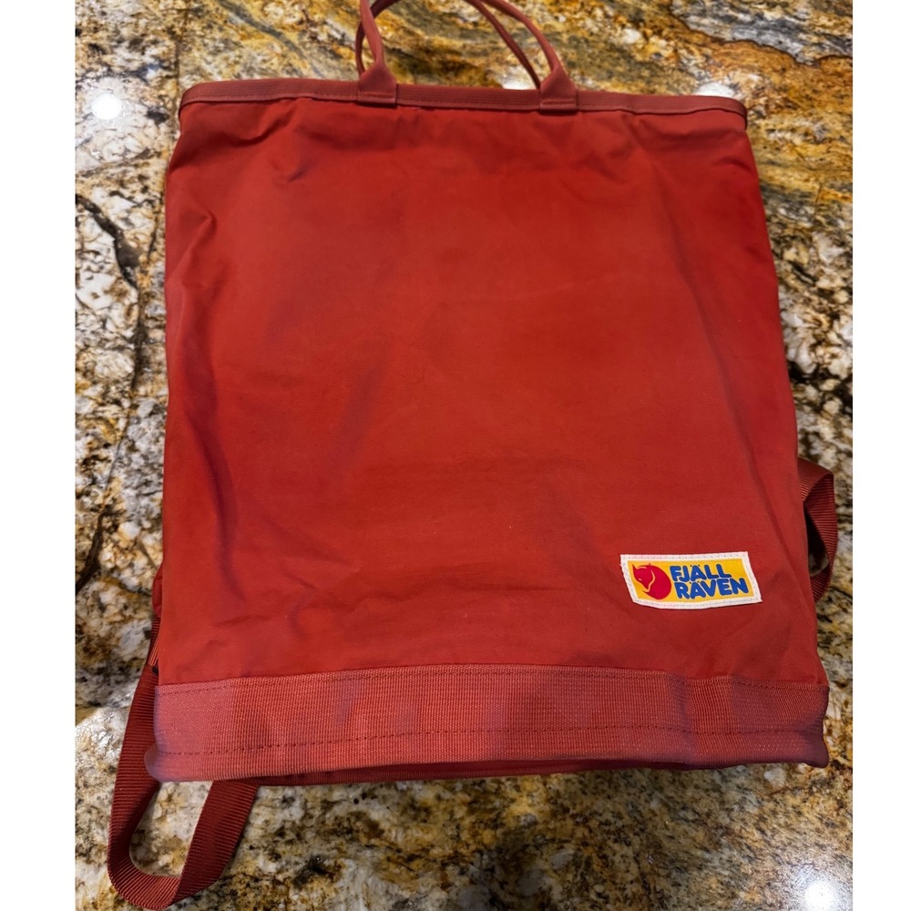 Fjallraven Vardag Totepack Orange Convertible Backpack Tote Bag 27240
